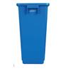Cubo de Reciclaje Azul Sin Tapa 60L
